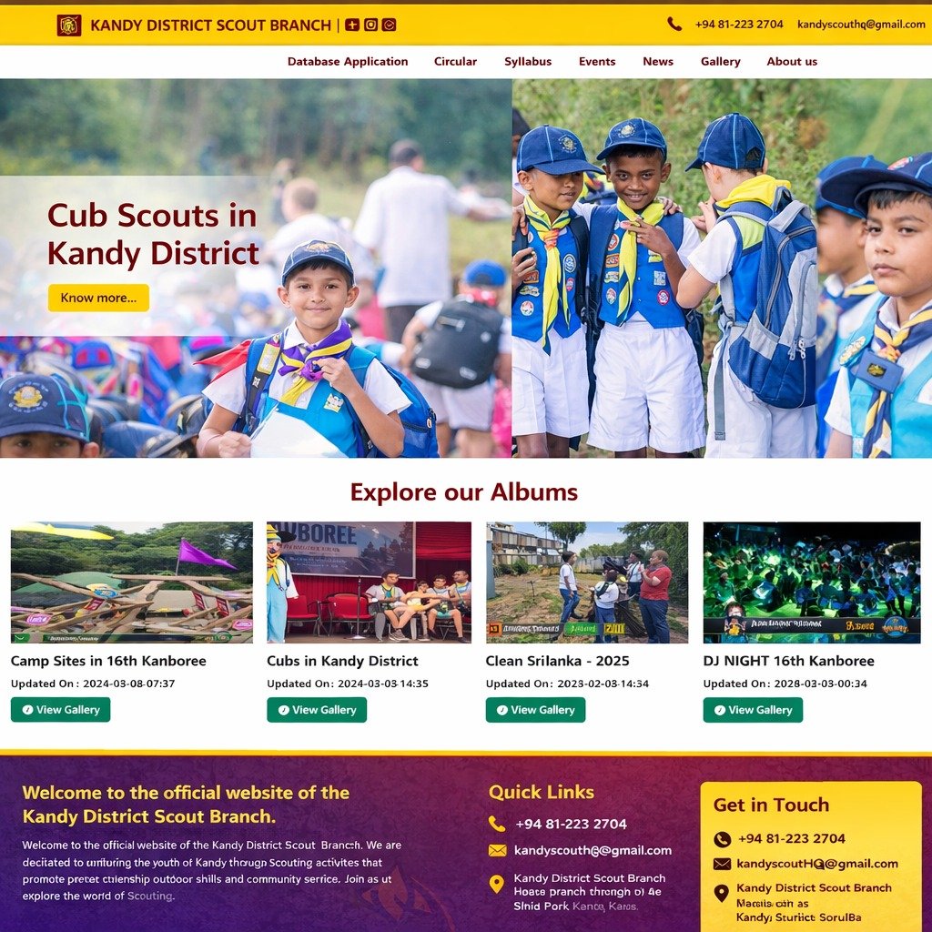 Kandy District Scout Branch Official Web Portal